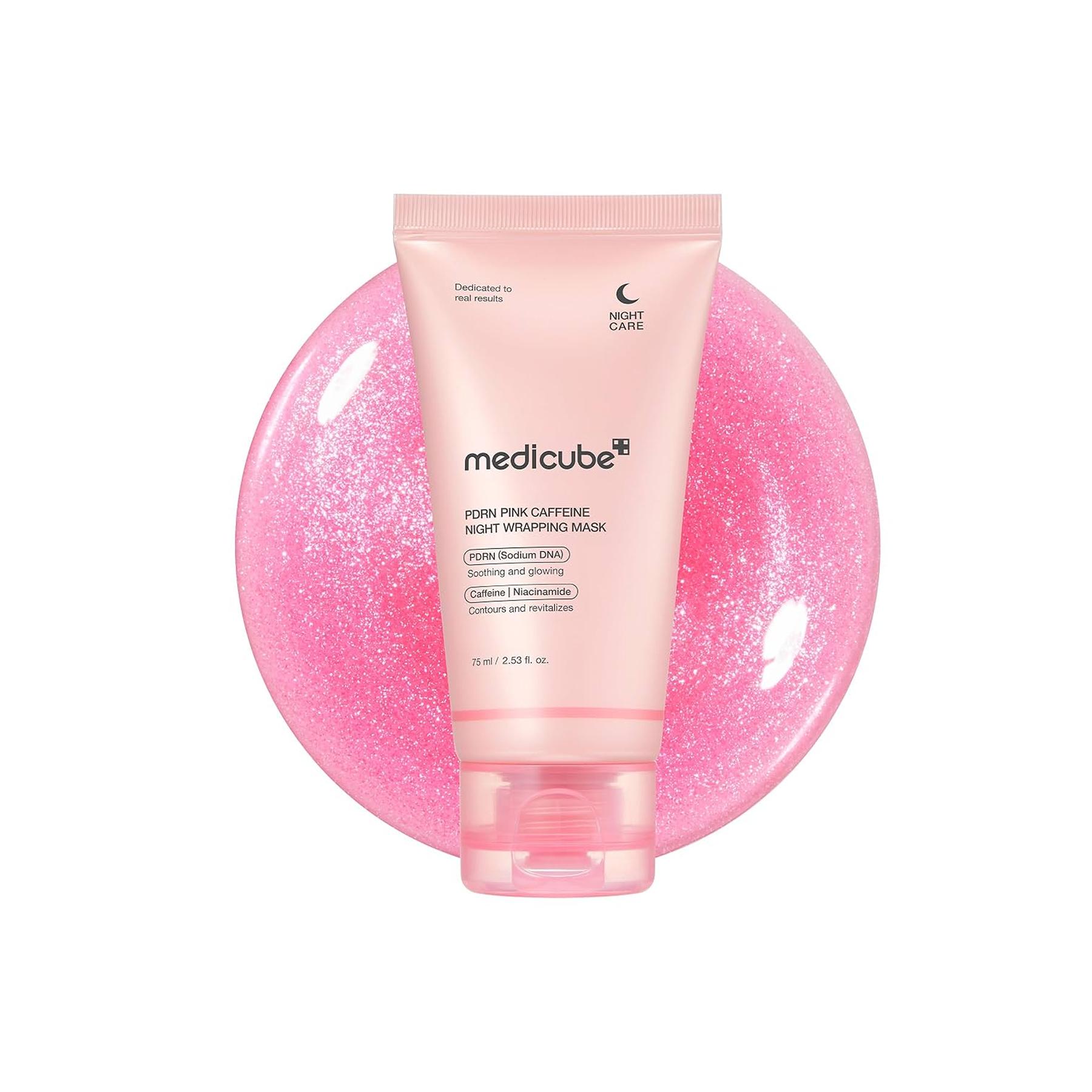 img_2723 القناع الوردي الليلي للتغليف بالكافيين من ميديكيوب
75ml - الصورة 1